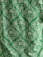 Joules Nia Green Pleat Front Jersey Top - Image 6 of 8