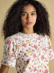 Provence Floral - Joules Sienna Ladder Trim T-Shirt - Imagen 3 de 8