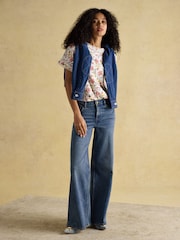 Provence Floral - Joules Sienna Ladder Trim T-Shirt - Imagen 7 de 8