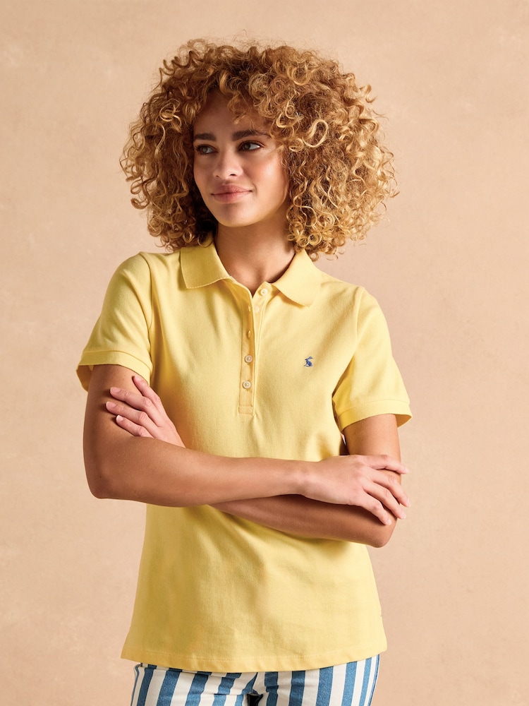 Joules Woody Yellow Polo Shirt - Image 1 of 8