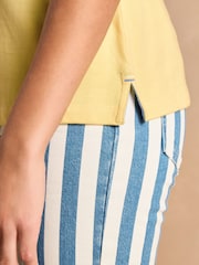 Joules Woody Yellow Polo Shirt - Image 4 of 8