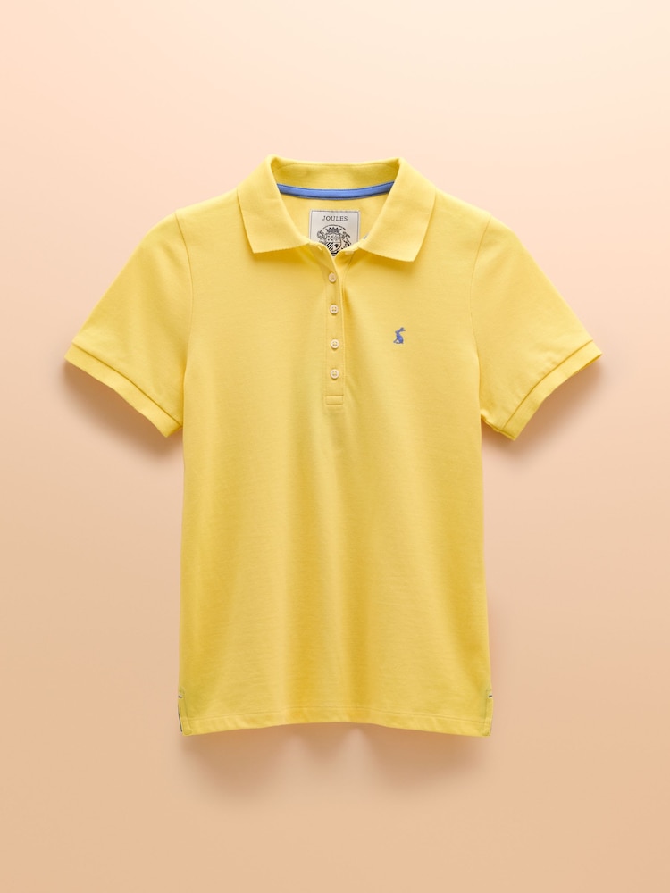 Joules Woody Yellow Polo Shirt - Image 8 of 8
