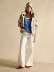 Joules Sofia Blue Ribbed Vest - Image 6 of 7