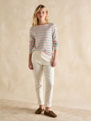 Rayas rosas y verdes - Joules Harbour Boat Neck Breton Top - Imagen 5 de 7