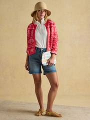 Joules Kate White Sleeveless Frill Neck Top - Image 8 of 9