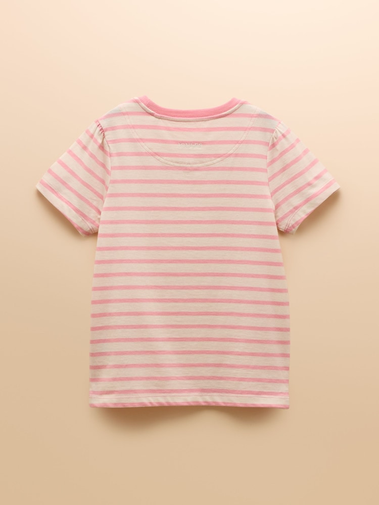 Joules Let's Go Pink Short Sleeve T-Shirt Multipack - Image 5 of 8