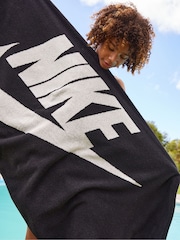 Nike Black 100% Cotton Club Pool Towel - Image 1 of 2
