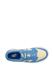 Niebieski/szary kamienny - Nike Youth Dunk Low Trainers - Image 10 of 11