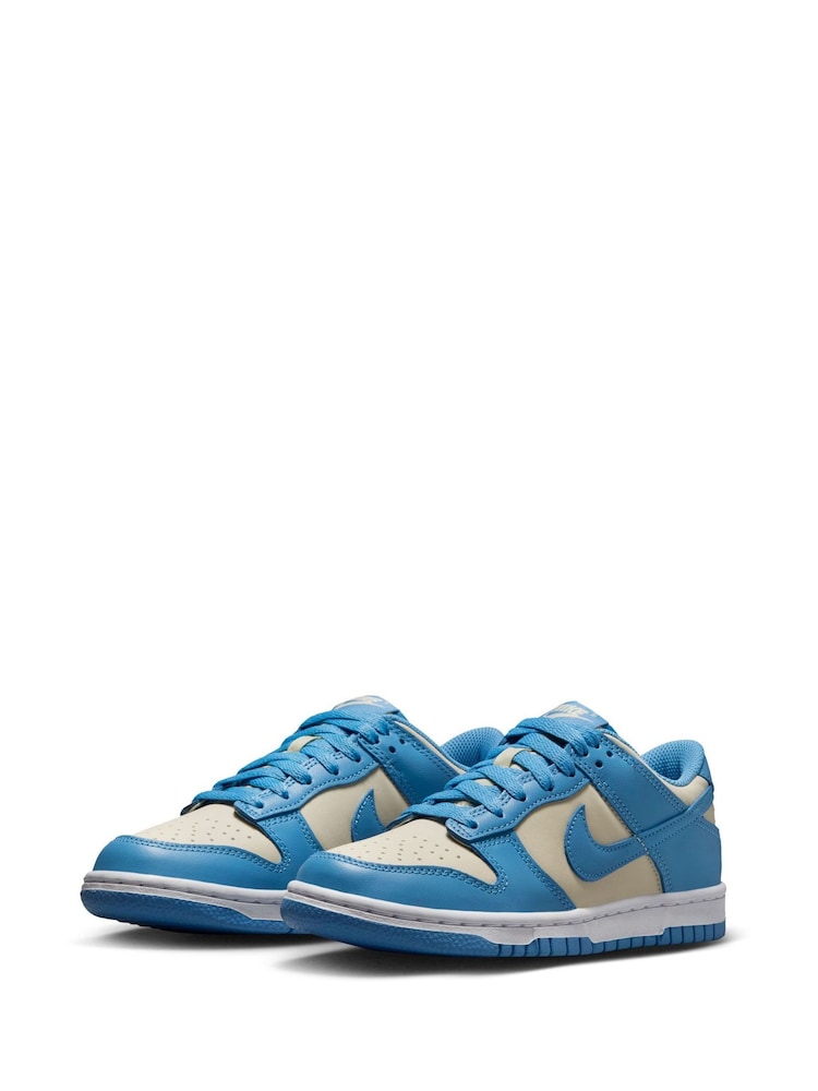Blauw/steen - Nike Dunk Low jeugdsneakers - Image 5 of 11