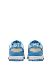 Niebieski/szary kamienny - Nike Youth Dunk Low Trainers - Image 6 of 11