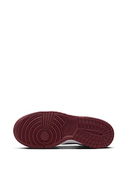 Nike Red and Echo Pink Youth Dunk Low Trainers - Image 10 of 12