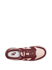 Nike Red and Echo Pink Youth Dunk Low Trainers - Image 9 of 12