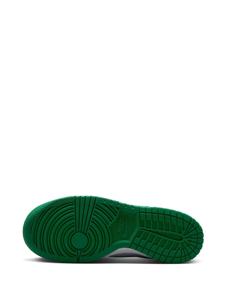 Wit/groen - Nike Dunk Low jeugdsneakers - Image 10 of 12
