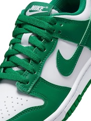 Biało-zielony - Nike Youth Dunk Low Trainers - Image 11 of 12