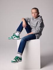 Biało-zielony - Nike Youth Dunk Low Trainers - Image 2 of 12
