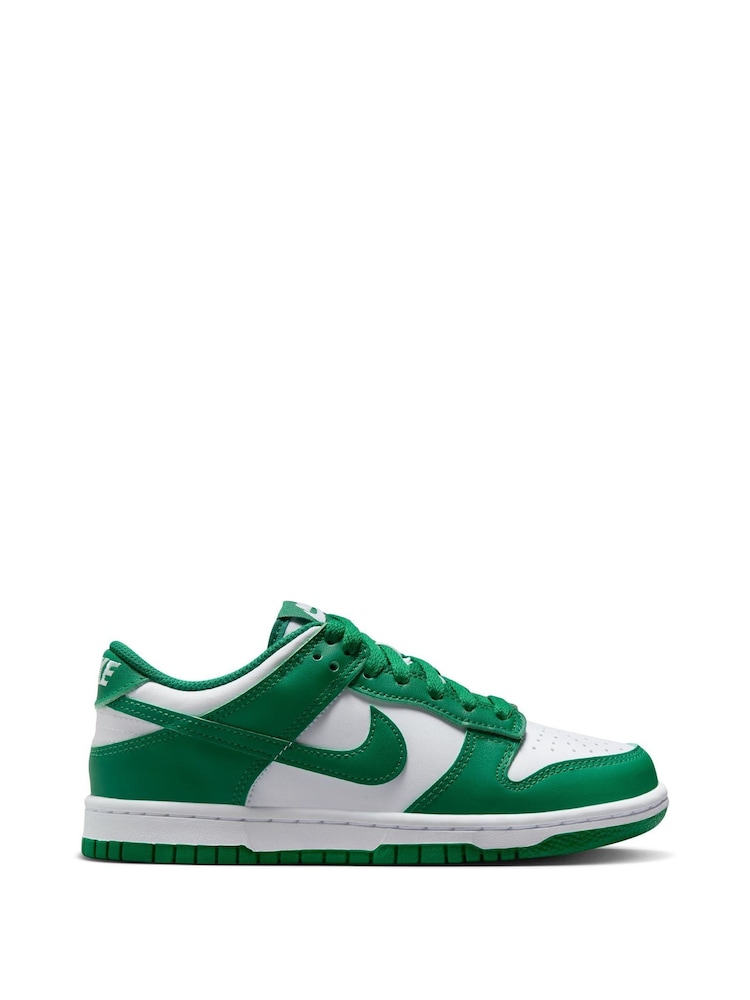 Wit/groen - Nike Dunk Low jeugdsneakers - Image 4 of 12