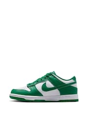 Biało-zielony - Nike Youth Dunk Low Trainers - Image 5 of 12
