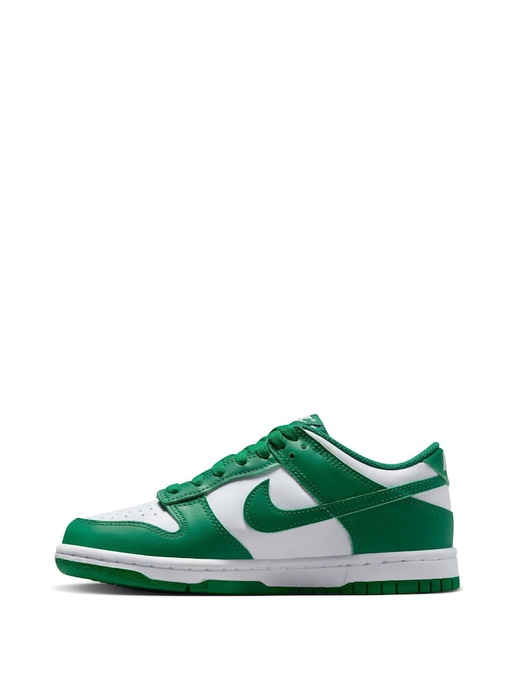 Wit/groen - Nike Dunk Low jeugdsneakers - Image 5 of 12