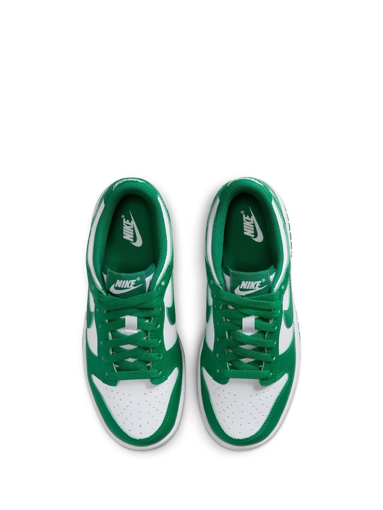 Wit/groen - Nike Dunk Low jeugdsneakers - Image 7 of 12