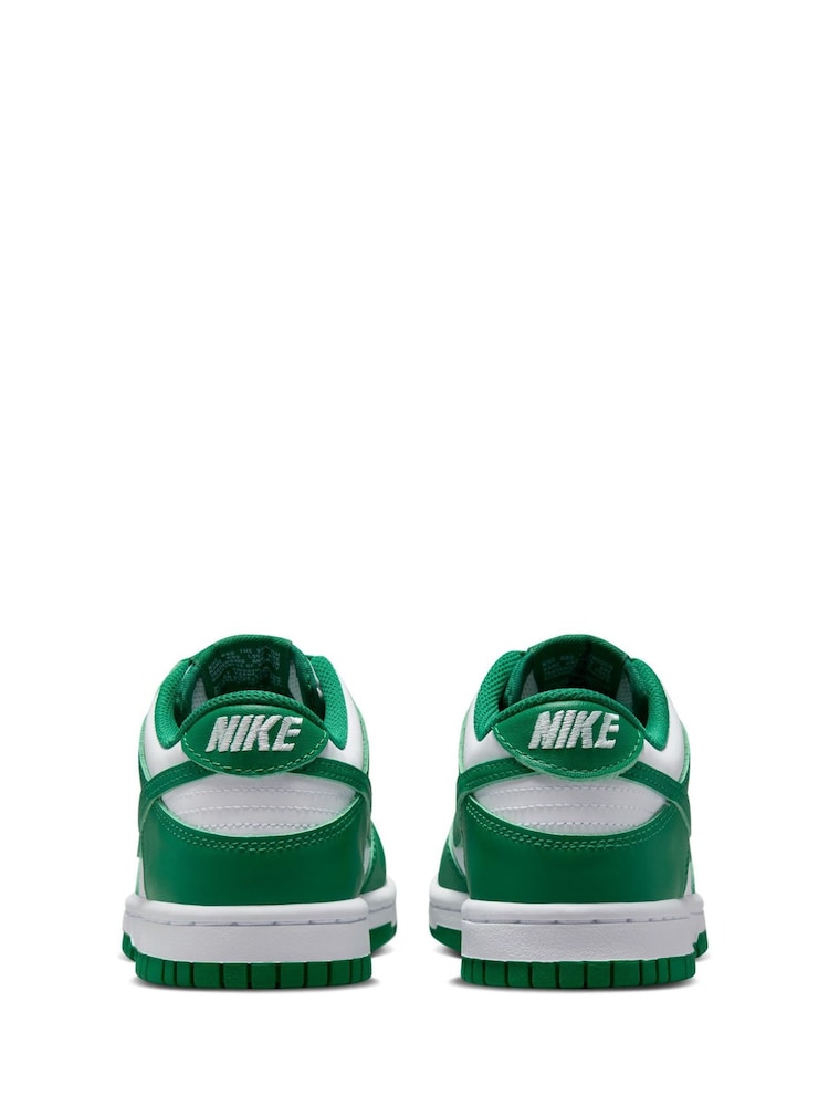 Wit/groen - Nike Dunk Low jeugdsneakers - Image 8 of 12
