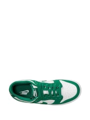 Biało-zielony - Nike Youth Dunk Low Trainers - Image 9 of 12