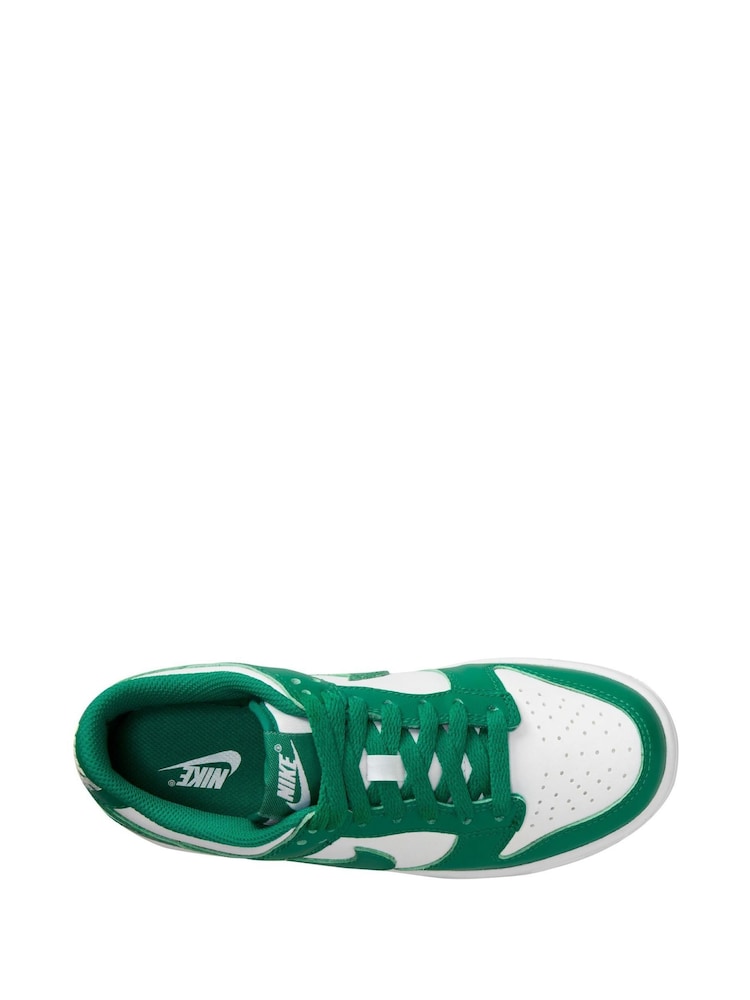 Wit/groen - Nike Dunk Low jeugdsneakers - Image 9 of 12