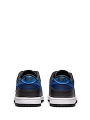 Nike Blue/Black Youth Dunk Low Trainers - Image 6 of 10