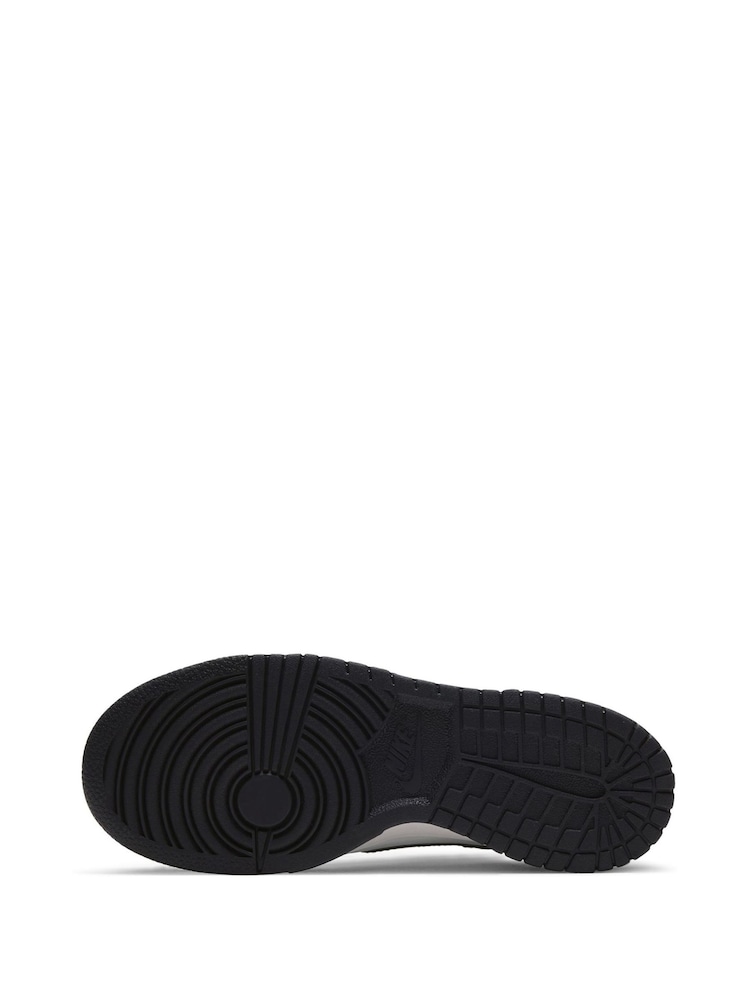 Czarny/biały - Nike Youth Dunk Low Trainers - Image 10 of 10