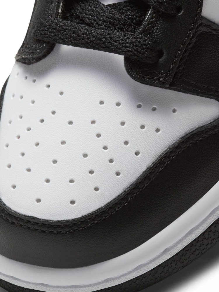Zwart/wit - Nike Dunk Low jeugdsneakers - Image 9 of 10