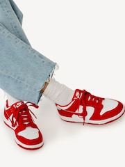 University Red/White - Nike Youth Dunk Low Trainers - Image 1 of 10