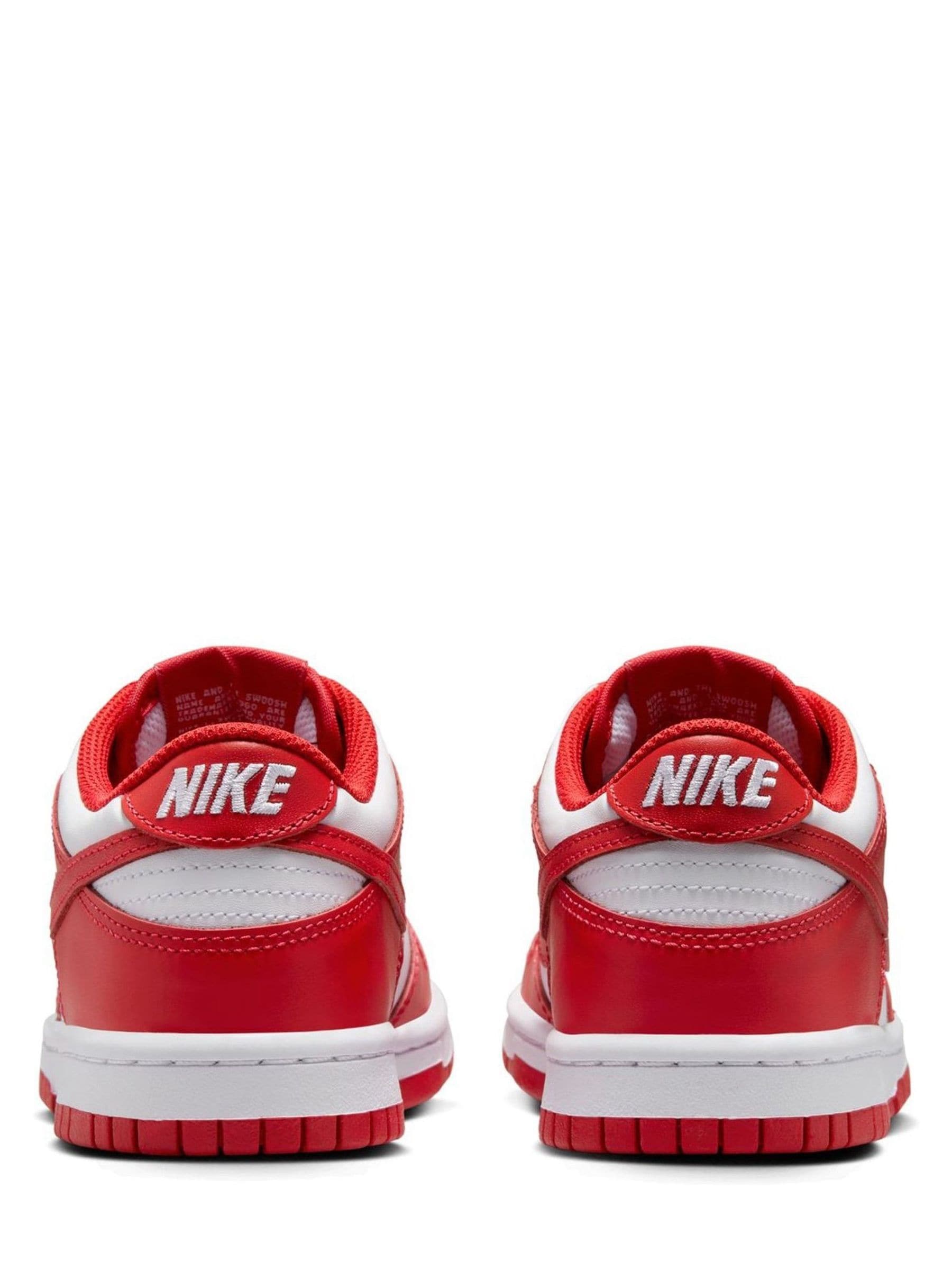 Buy Nike University Red/White Youth Dunk Low Trainers from Next