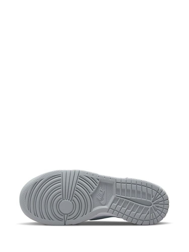 Grijs/wit - Nike Dunk Low jeugdsneakers - Image 4 of 8