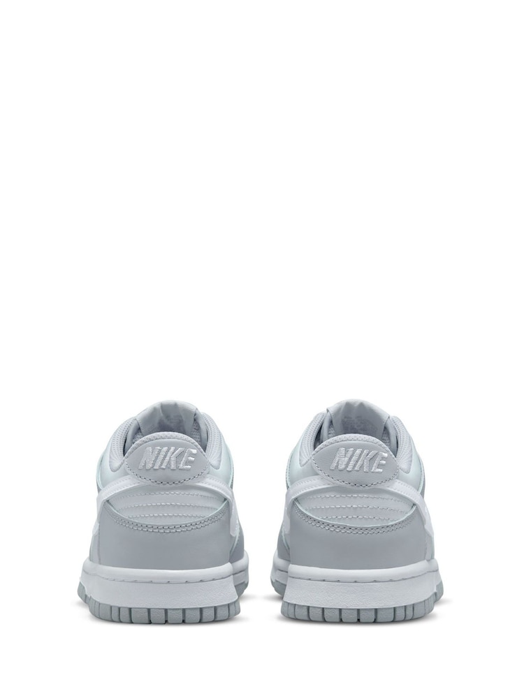 Grijs/wit - Nike Dunk Low jeugdsneakers - Image 5 of 8