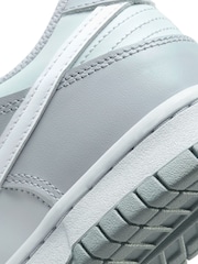 Szary/biały - Nike Youth Dunk Low Trainers - Image 8 of 8