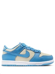 Blue Stone - Buty dziecięce Nike Dunk Low - Image 1 of 10