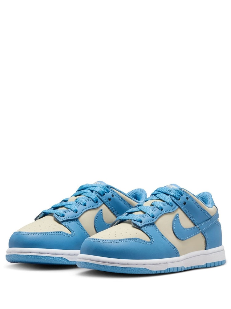 Blauw/steen - Nike Junior Dunk Low schoenen - Image 5 of 10