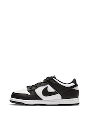 Nike Black/White Junior Dunk Low Shoes - Image 2 of 8