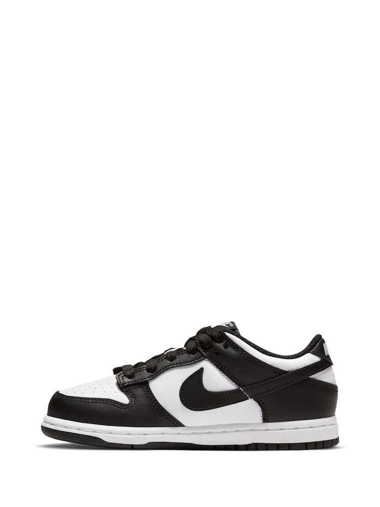 Nike Black/White Junior Dunk Low Shoes - Image 2 of 8