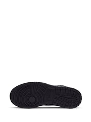 Nike Black/White Junior Dunk Low Shoes - Image 3 of 8