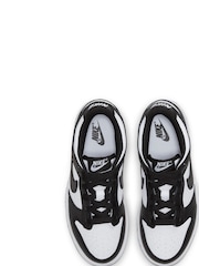 Nike Black/White Junior Dunk Low Shoes - Image 4 of 8