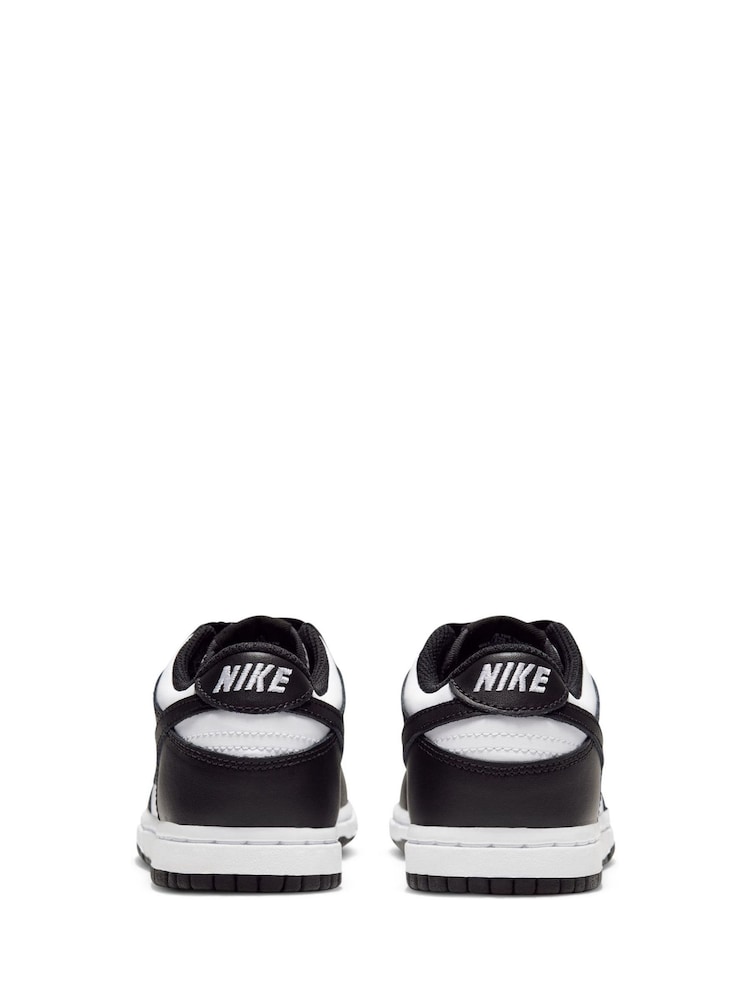 Nike Black/White Junior Dunk Low Shoes - Image 5 of 8