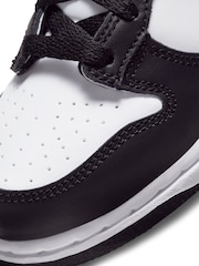 Nike Black/White Junior Dunk Low Shoes - Image 7 of 8