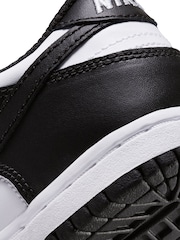 Nike Black/White Junior Dunk Low Shoes - Image 8 of 8