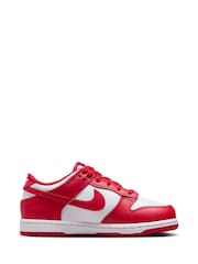 University Red/White - Buty dziecięce Nike Dunk Low - Image 1 of 10
