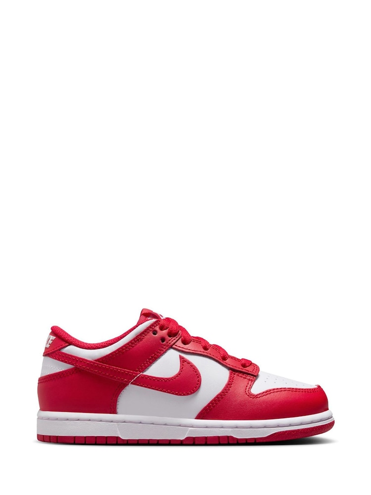 University Red/White - Nike Junior Dunk Low schoenen - Image 3 of 10
