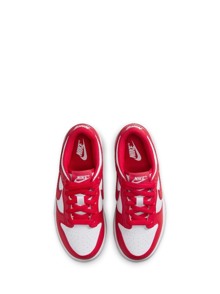 University Red/White - Nike Junior Dunk Low schoenen - Image 6 of 10