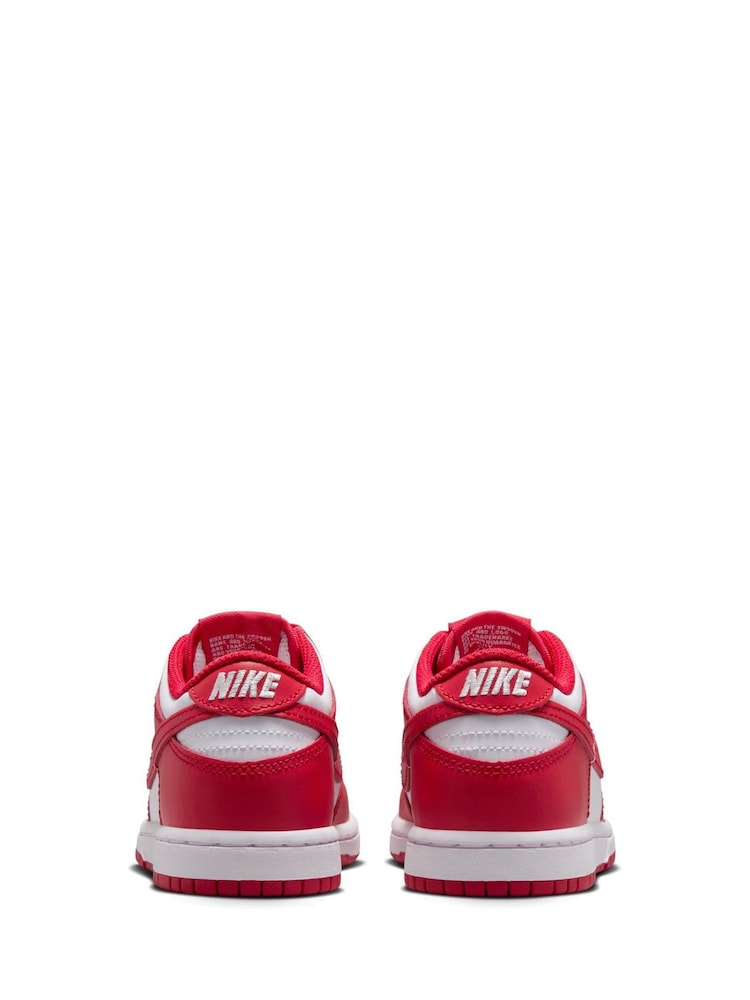 University Red/White - Nike Junior Dunk Low schoenen - Image 7 of 10