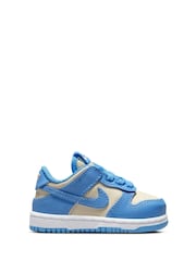 Blue Stone - Nike Low Infant Dunk Trainers - Image 1 of 9