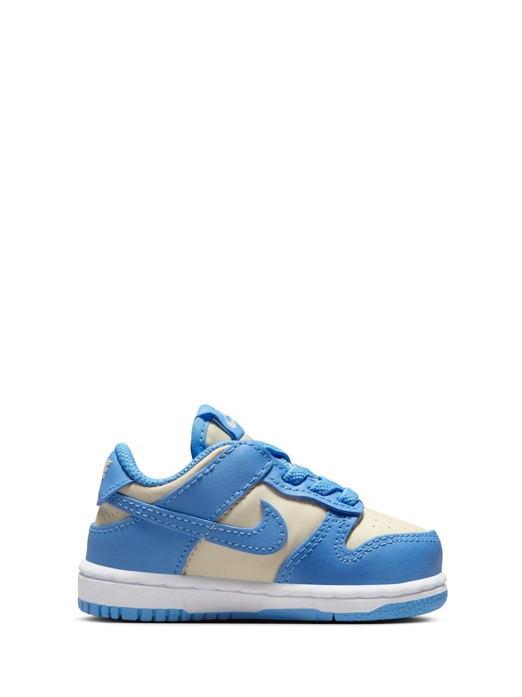 Blauw/steen - Nike Low Infant Dunk Trainers - Image 3 of 9