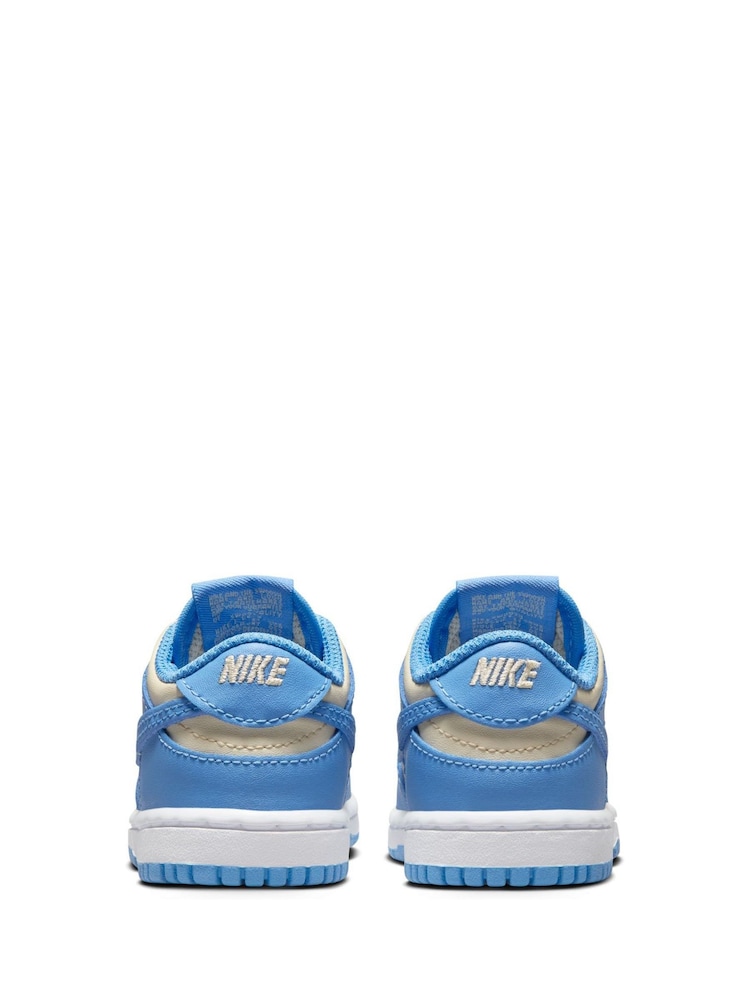 Blauw/steen - Nike Low Infant Dunk Trainers - Image 7 of 9